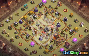 Top Town Hall 10 CoC Base Layouts with Links #55176