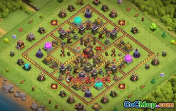 Top Town Hall 10 Farming Base | Anti 3 Star Strategy #18848
