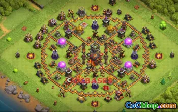 Top Town Hall 10 Farming Base - Clash of Clans #23570