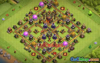 Top Town Hall 10 Farming Base | Clash of Clans Copy Link #20011
