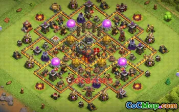 Top Town Hall 10 Farming Base - Clash of Clans Copy Link #21587
