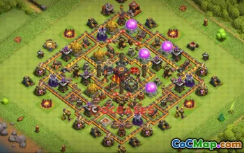 Top Town Hall 10 Farming Base | Clash of Clans Copy Link #22918