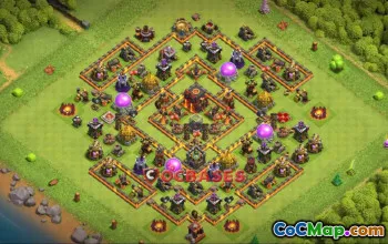 Top Town Hall 10 Farming Base | Clash of Clans Copy Link #22943