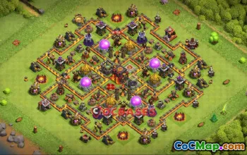 Top Town Hall 10 Farming Base - Clash of Clans Copy Link #22978