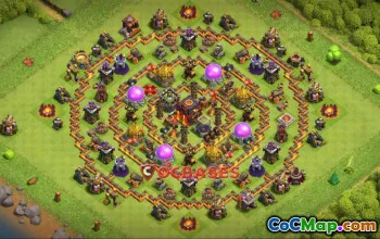Top Town Hall 10 Farming Base | Clash of Clans Copy Link #23084