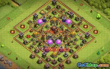 Top Town Hall 10 Farming Base - Clash of Clans Copy Link #23409