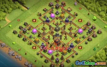 Top Town Hall 10 Farming Base | Clash of Clans Copy Link #23734