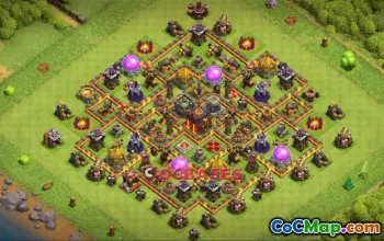 Top Town Hall 10 Farming Base - Copy Link | Clash of Clans #23002