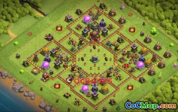 Top Town Hall 10 Farming Base | Copy Link - Clash of Clans #24009