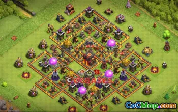 Top Town Hall 10 Farming Base - Copy Link & Tips! #23728