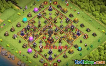 Top Town Hall 10 Fun Base - Anti 3 Star for Clash of Clans #20544