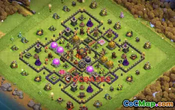Top Town Hall 10 Hybrid Base for Clash of Clans #23395