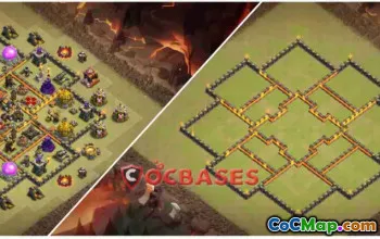 Top Town Hall 10 Hybrid Base for Clash of Clans #23706