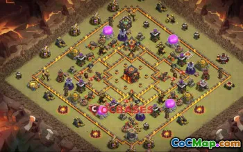 Top Town Hall 10 War Base for Clash of Clans | Anti-Everything #24154
