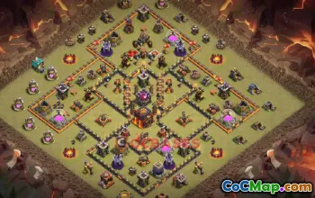 Top Town Hall 10 War Base for Clash of Clans: Copy Link! #18841