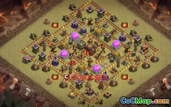 Top Town Hall 10 War Base for Clash of Clans - Copy Link #22254