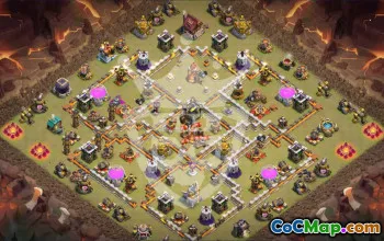 Top Town Hall 11 Base Layouts for Clash of Clans #57261