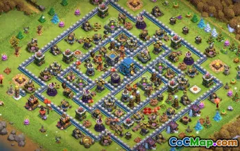 Top Town Hall 11 Baslayouter för COC - Hem & jordbruk #15473