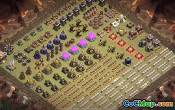 Top Primăria 11 Layouts & Hărți de bază pentru COC #15968