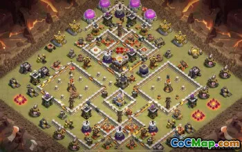 टॉप टाउन हॉल 11 COC बेस लेआउट और मैप्स फॉर वॉर #12840