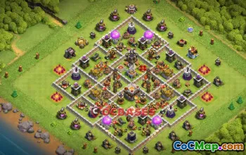 Top Town Hall 11 Farming Base - Clash of Clans Layout #19004