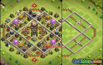 Top Town Hall 11 Hybrid Base Designs for Clash of Clans #22805
