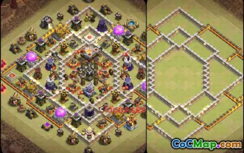 Top Town Hall 11 Hybrid Base for Clash of Clans #22810