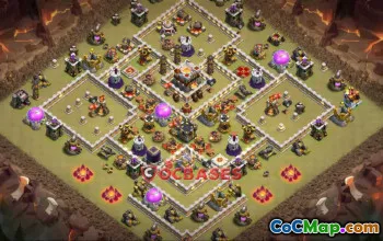Top Town Hall 11 Trophy Base - Anti 3 Stars | Clash of Clans #22686