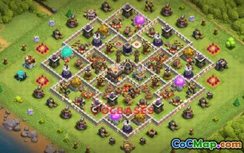 Top Town Hall 11 Trophy Base: Compact Farming Tips | CoC #18928