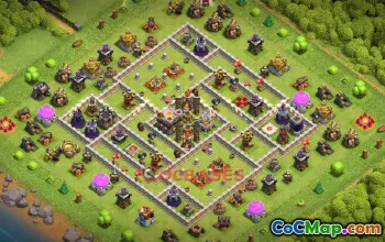 Top Town Hall 11 Trophy Base for Clash of Clans - Copy Here! #19667