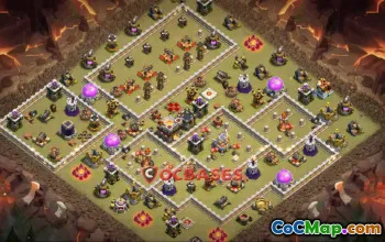 Top Town Hall 11 War Base: Anti 3-Star & Electro Dragon #22949