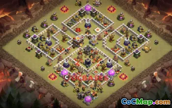 Top Town Hall 11 War Base: Anti Electro Dragon & 3 Stars #23853