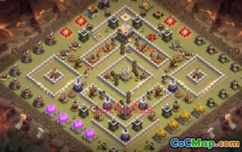 Top Town Hall 11 War Base | Clash of Clans Copy Link #19038
