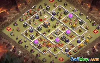 Top Town Hall 11 War Base Link - Clash of Clans Strategies #22928