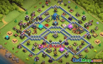 Top Town Hall 12 Base - Anti-Air & Electro Dragon Strategy #20950