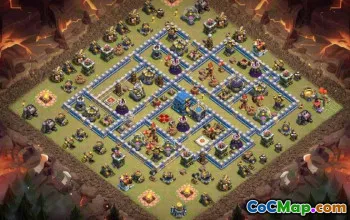 Top Town Hall 12 Układy podstawowe dla COC: mapy i linki #15853
