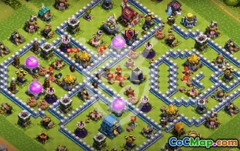 Top Town Hall 12 Base Layouts to Copy #52566