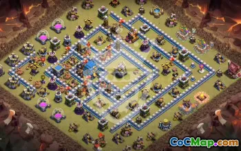 Top Town Hall 12 Base Layouts to Copy #53799