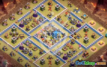 Top Town Hall 12 Base Layouts to Copy #54197