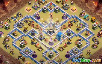 Top Town Hall 12 Base Layouts to Copy #54201