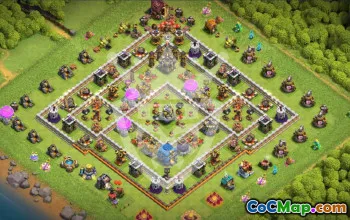 Top Town Hall 12 Base Layouts with Copy Link #52762