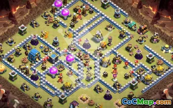 Top Town Hall 12 Base Layouts with Link #53361