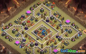 Top Town Hall 12 Clash of Clans Base Układy i mapy #14337