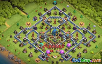 Top Town Hall 12 Farming Base - Anti 3 Stars | Clash of Clans #21350