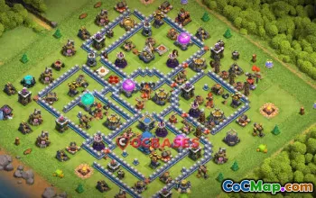 Top Town Hall 12 Farming Base - Hybrid Layouts & Links #20946