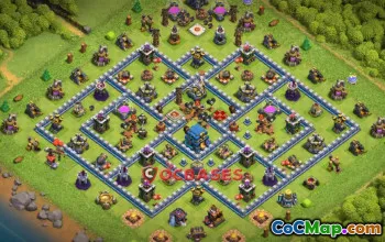 Top Town Hall 12 Farming Base - Link & Strategies | CoC #22506