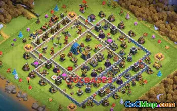 Top Town Hall 12 Hybrid Base: Anti 3-Star & Electro Dragon! #23425