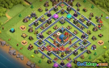 Top Town Hall 12 Hybrid Base - Clash of Clans Strategies #22672