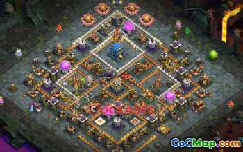 Top Town Hall 12 Hybrid Base for Clash of Clans #22503