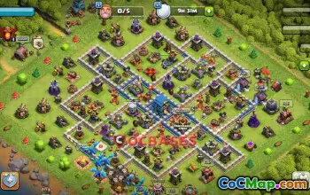 Top Town Hall 12 Trophy Base | Anti 2 Stars, Air & Ground #24130